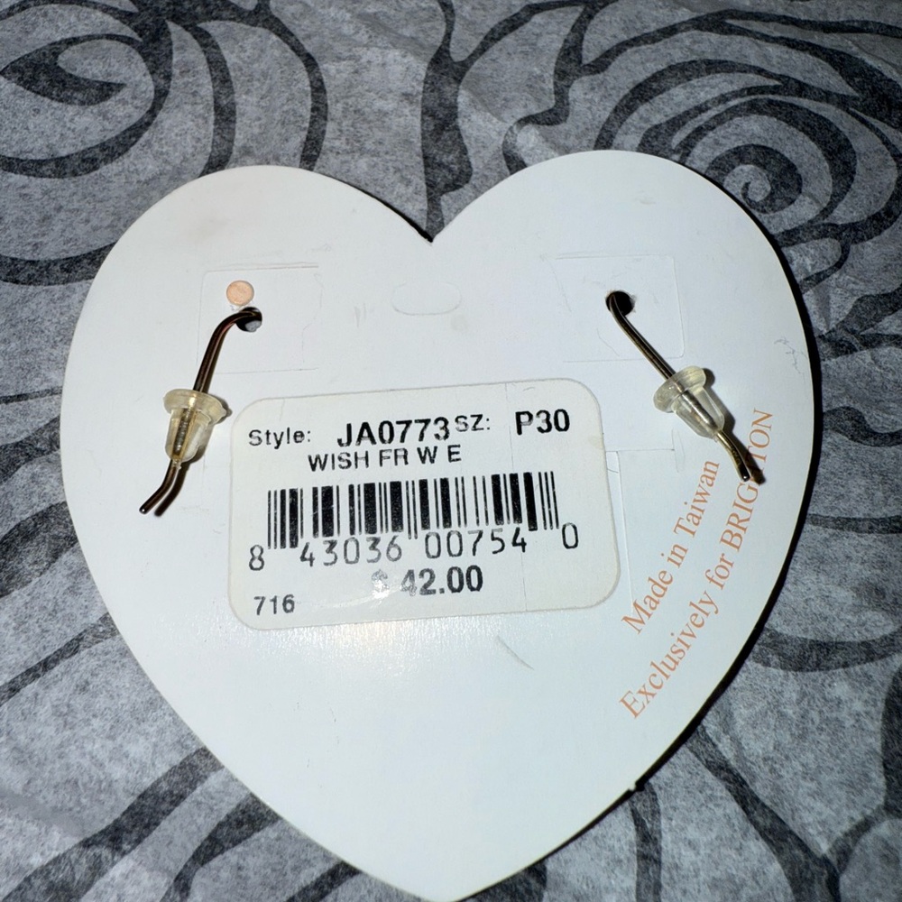 Brighton Wish Drop Earrings. NWT - Picture 2 of 2